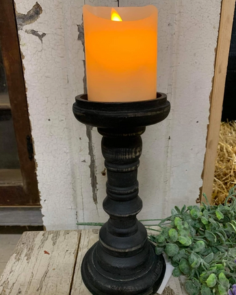 Black Candle Holder