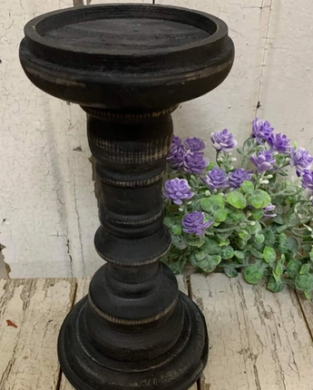 Black Candle Holder