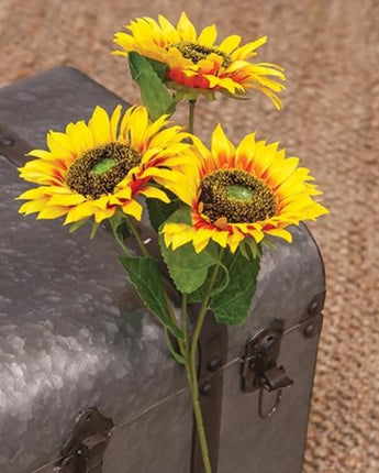 Bright Yellow Sunflower Spray