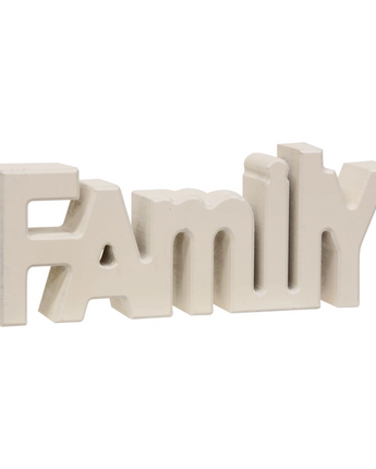 Wooden "Family" Block