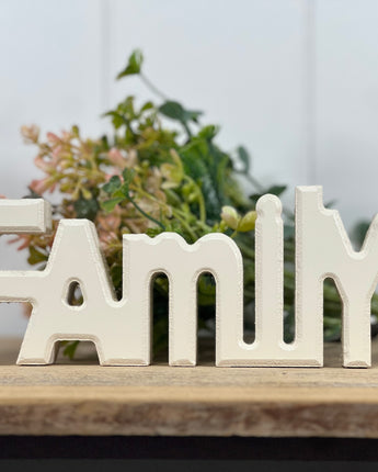 Wooden "Family" Block