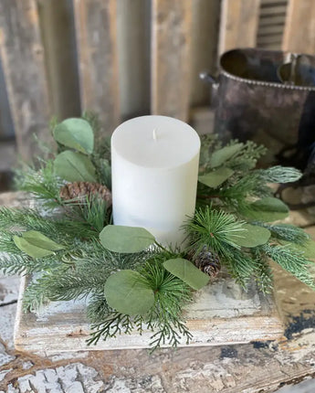 Forest Glory Eucalyptus Candle Ring | 12"