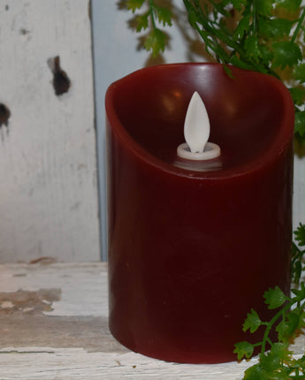 Timered Moving Flame LED Candle