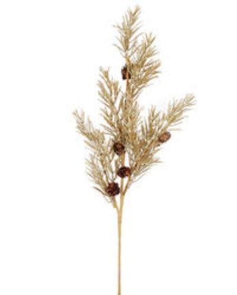 Metallic Pine & Cone Spray