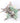 Hanging Snowy Star with Pine Cones
