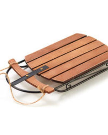 Old Fashioned Rustic Wood Sled
