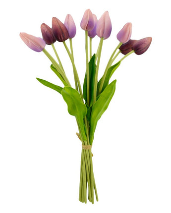 18" Real Touch Tulip Bud Bouquet